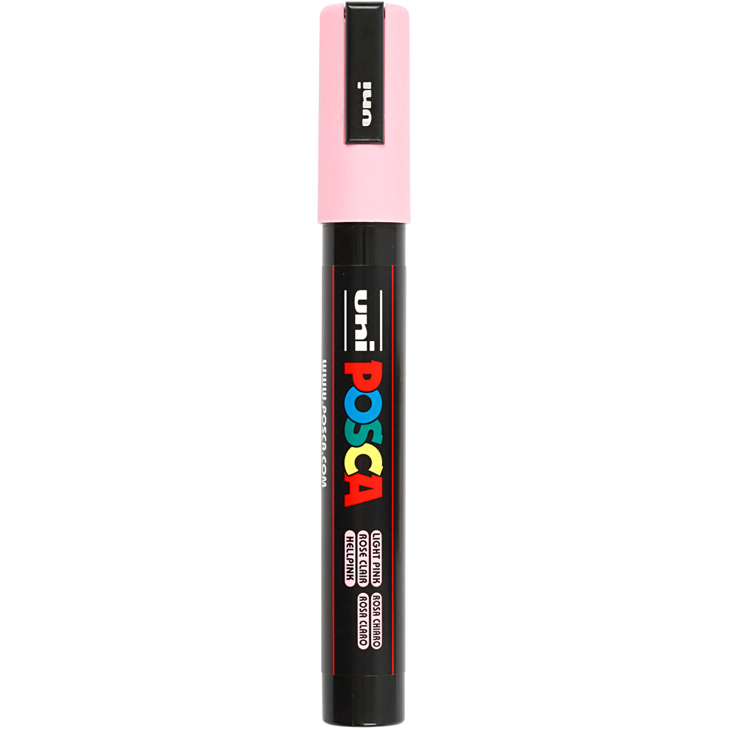 Rotulador Posca PC-5M rosa claro punta media línea 2.5 mm — 1 ud