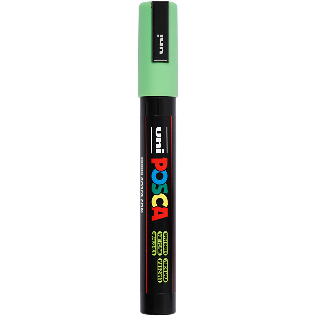 Rotulador Posca PC-5M verde punta media línea 2.5 mm — 1 ud