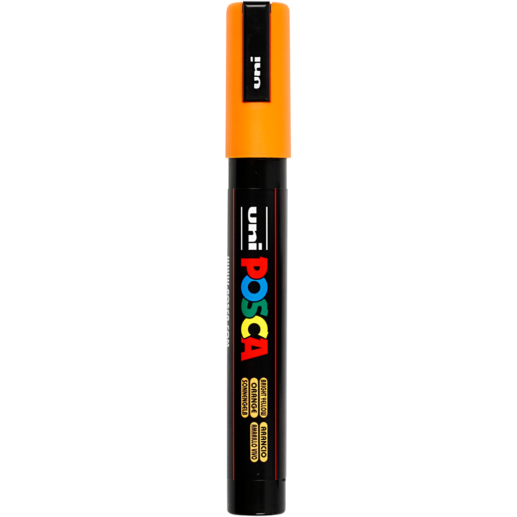 Rotulador Posca PC-5M naranja punta media línea 2.5 mm — 1 ud