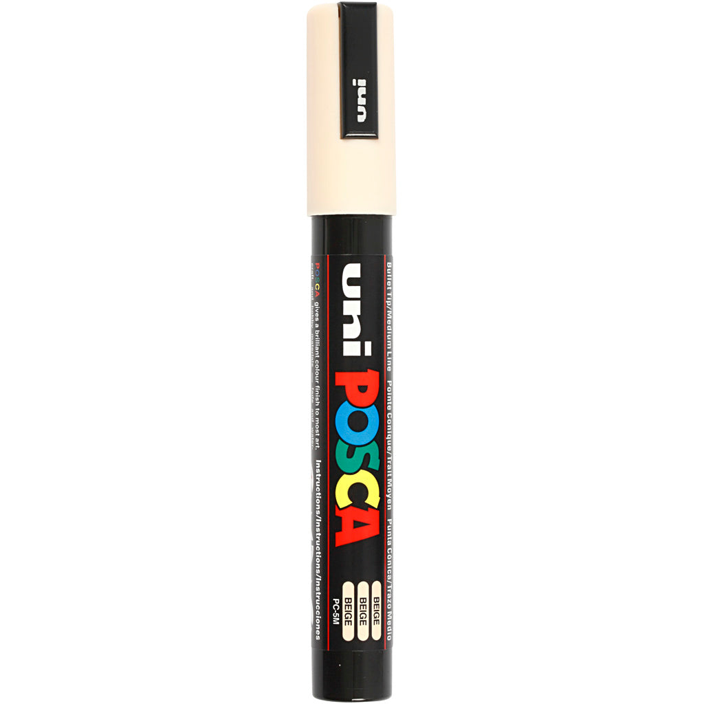 Rotulador Posca PC-5M beis punta media línea 2.5 mm — 1 ud