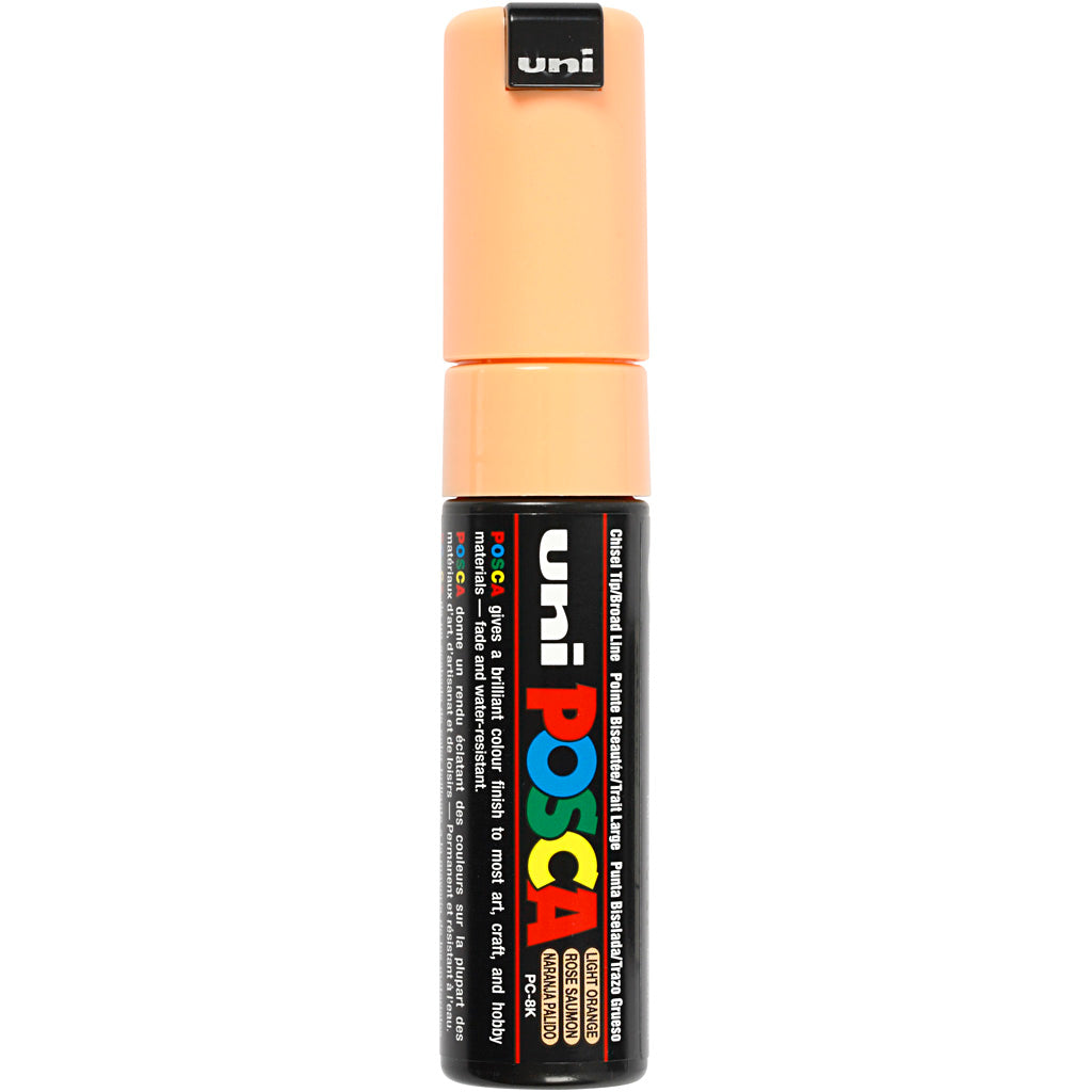 Rotulador Posca PC-8K naranja punta gruesa línea 8 mm — 1 ud