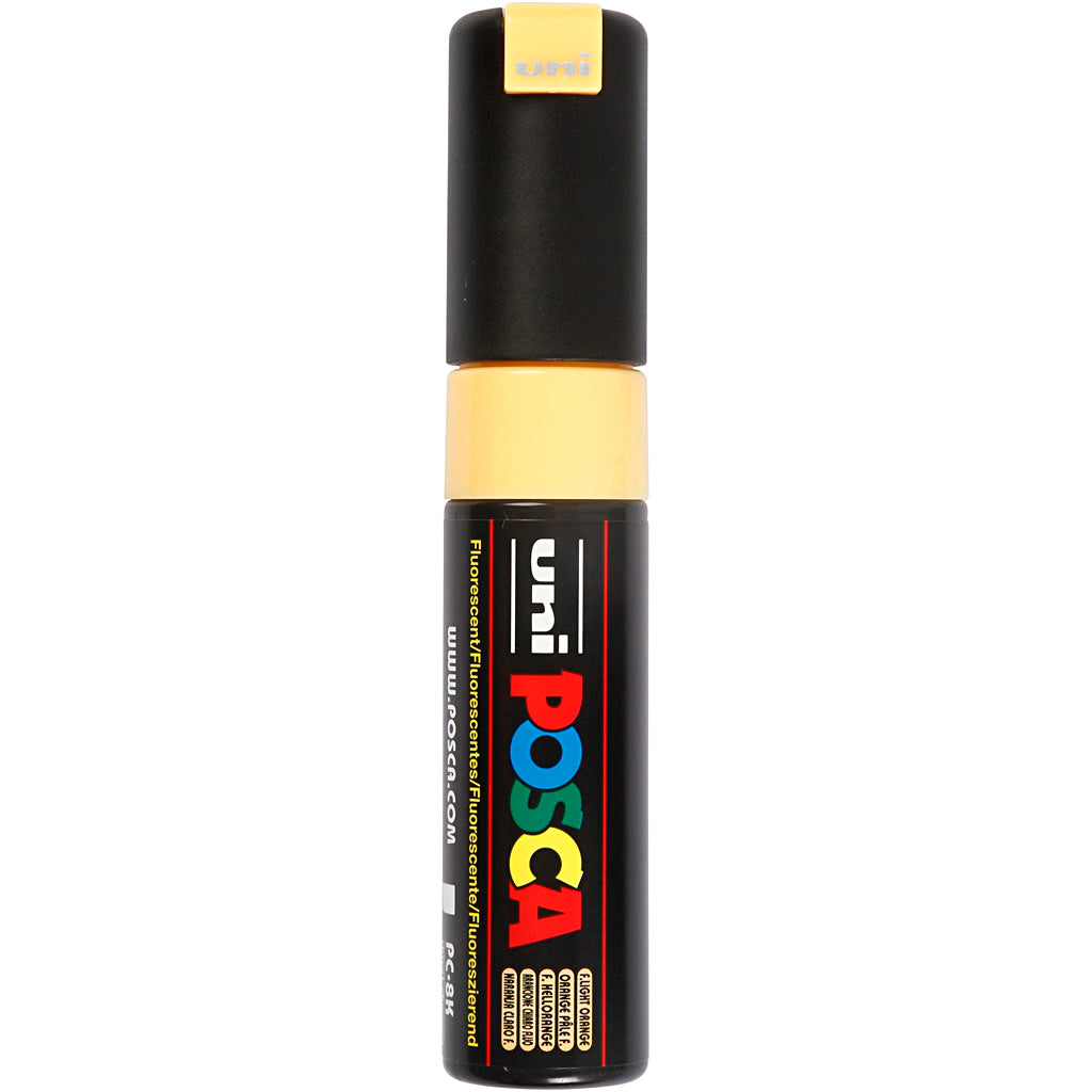 Rotulador Posca PC-8K naranja punta gruesa línea 8 mm — 1 ud