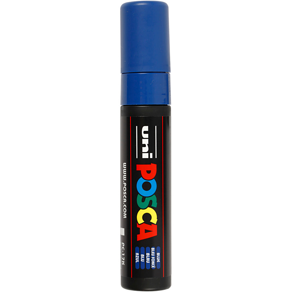Rotulador Posca PC-17K azul punta gruesa línea 15 mm — 1 ud