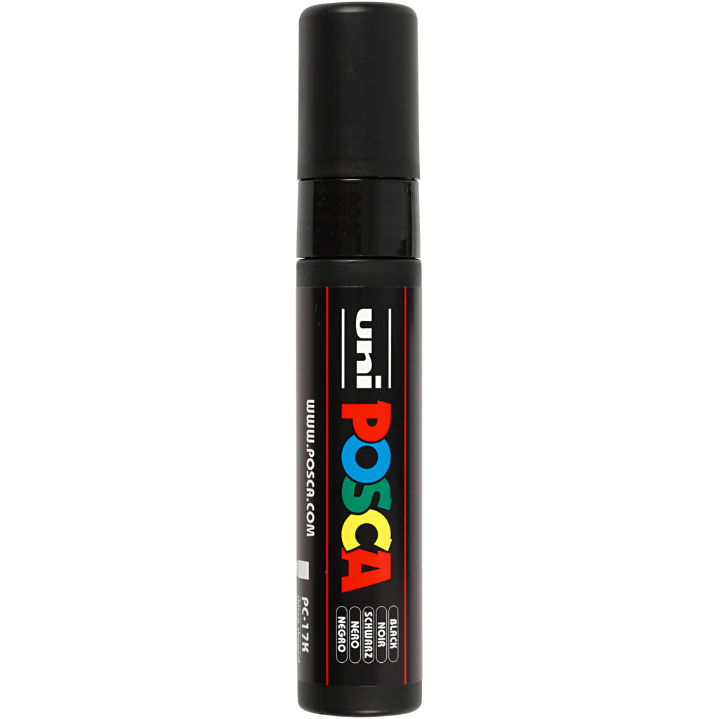 Rotulador Posca PC-17K negro punta gruesa línea 15 mm — 1 ud