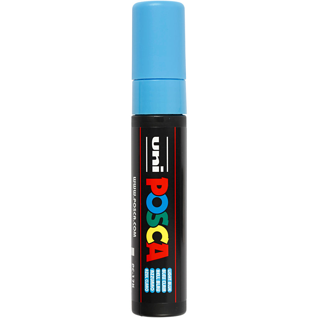 Rotulador Posca PC-17K azul claro punta gruesa línea 15 mm — 1 ud