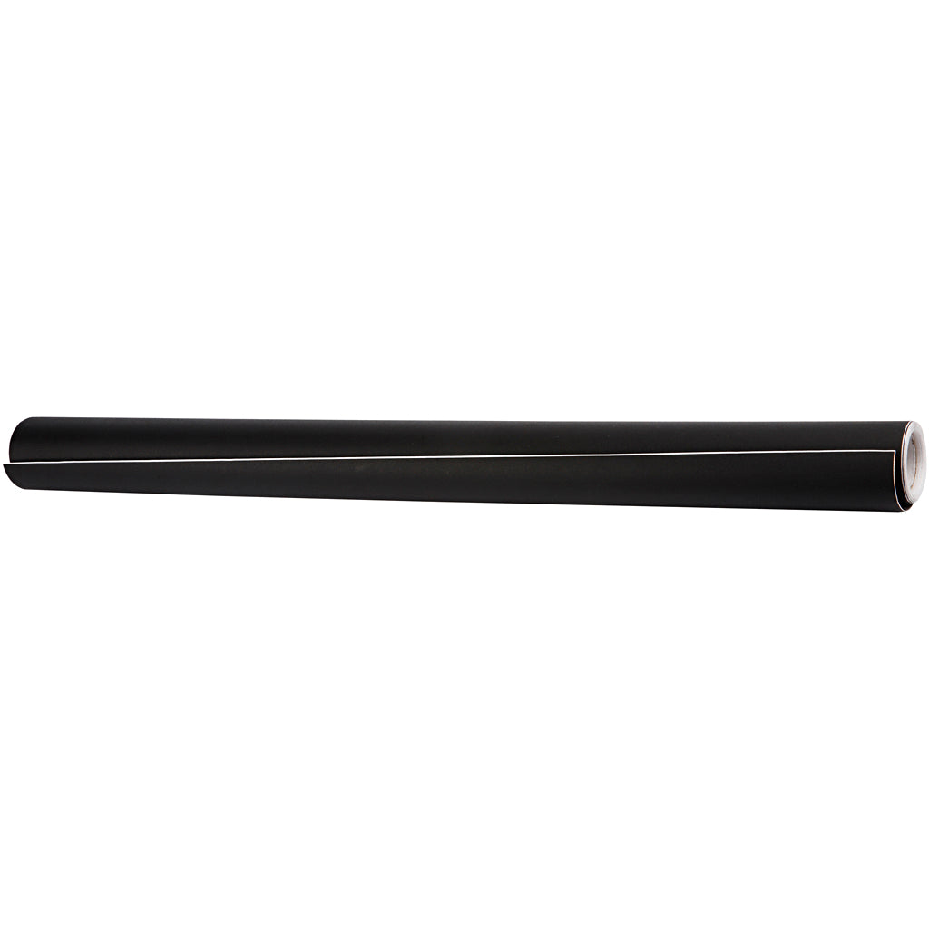 Vinilo pizarra negra negro — 2 m (1 rollo)
