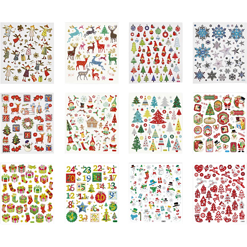 Libro de pegatinas 15x16.5 cm — 2x12 hojas (1 pack)