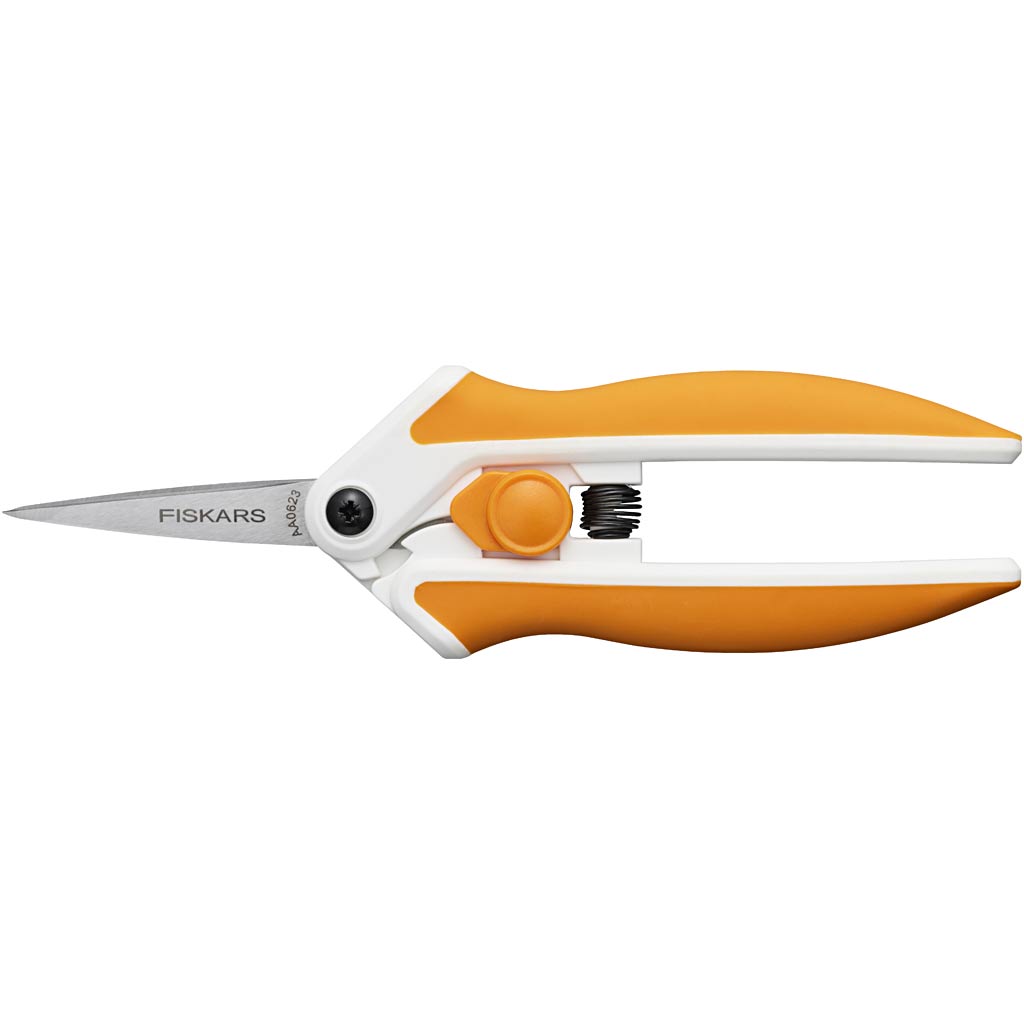 Tijeras Fiskars Easy Action Softgrip Micro-Tip L: 15 cm — 1 ud