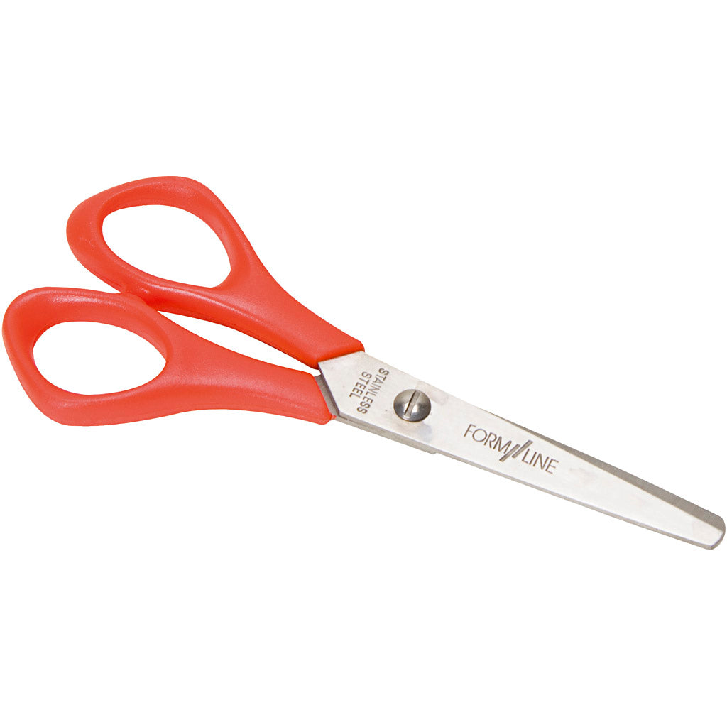 Tijeras escolares redondo (zurdo) L: 14 cm — 12 ud (1 pack)