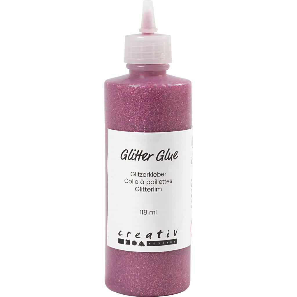 Cola con purpurina rosa palo 118 ml