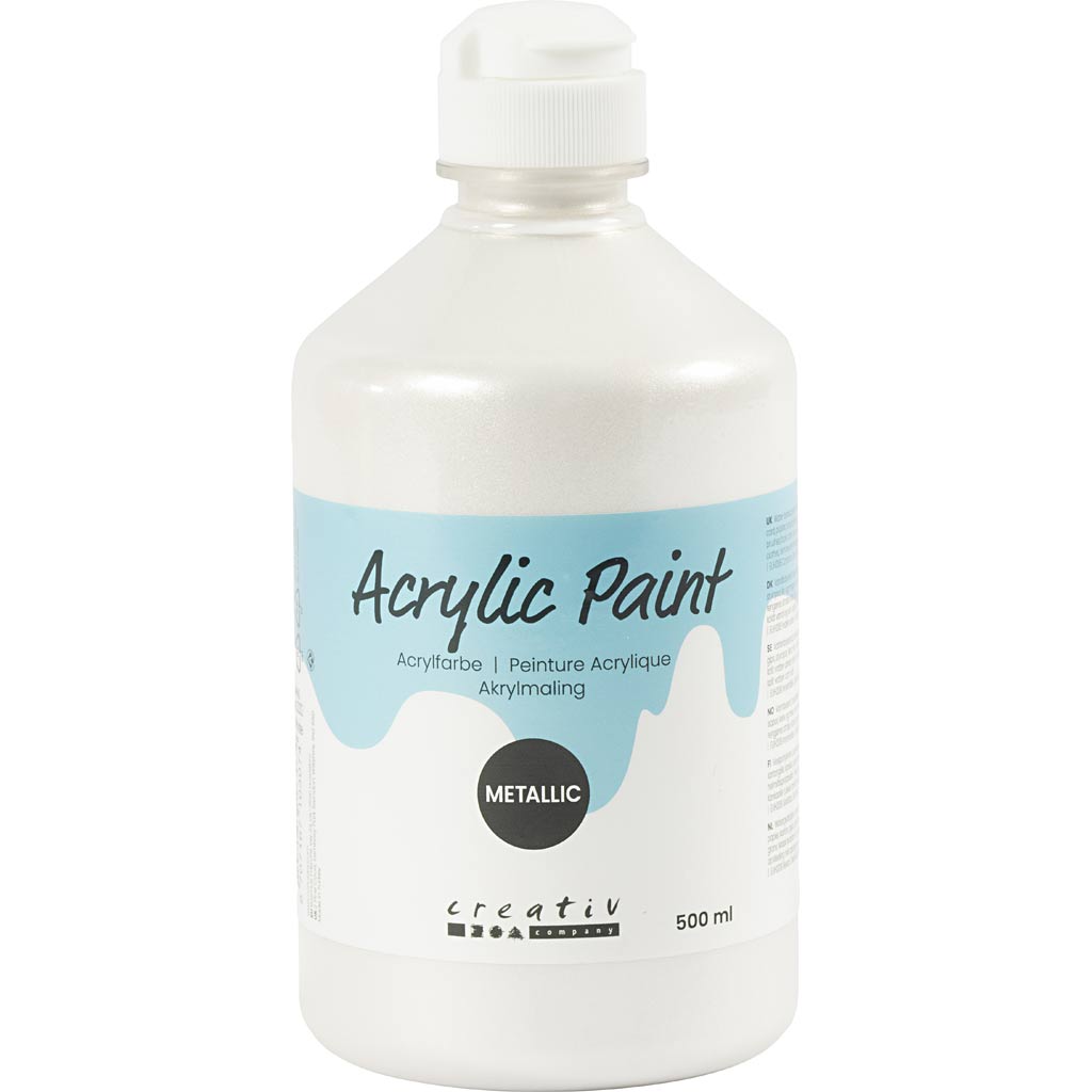 Pintura acrílica metalizada metalizado 500 ml