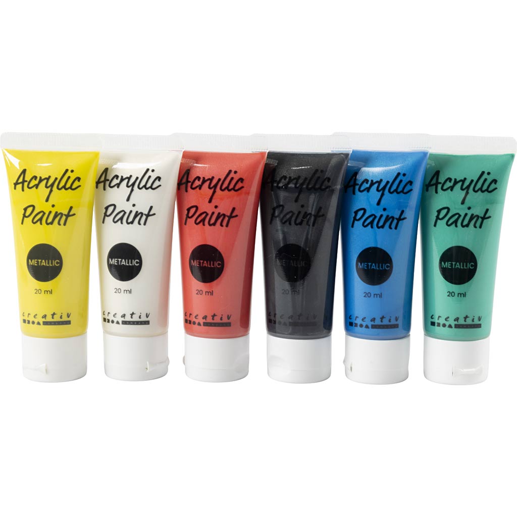 Pintura acrílica metalizada metalizado 20 ml