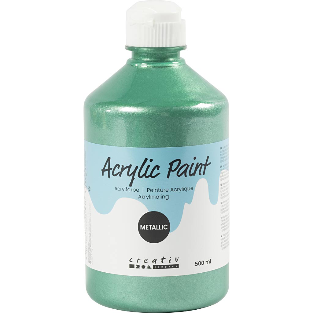 Pintura acrílica metalizada metalizado 500 ml