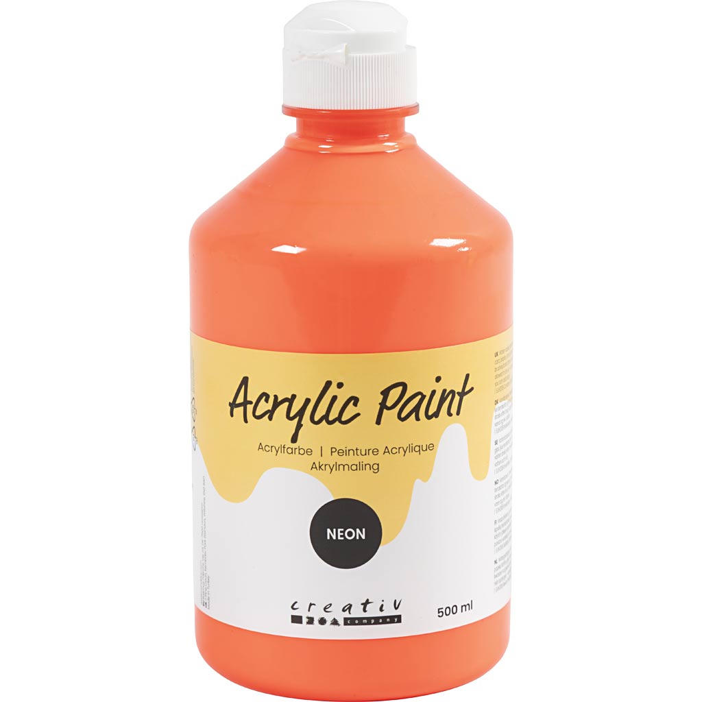 Pintura acrílica neón neón 500 ml