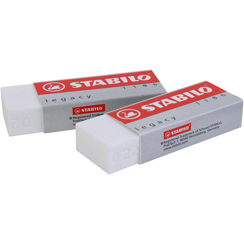 Goma de borrar Stabilo blanco L: 6.3 cm — 20 ud (1 pack)