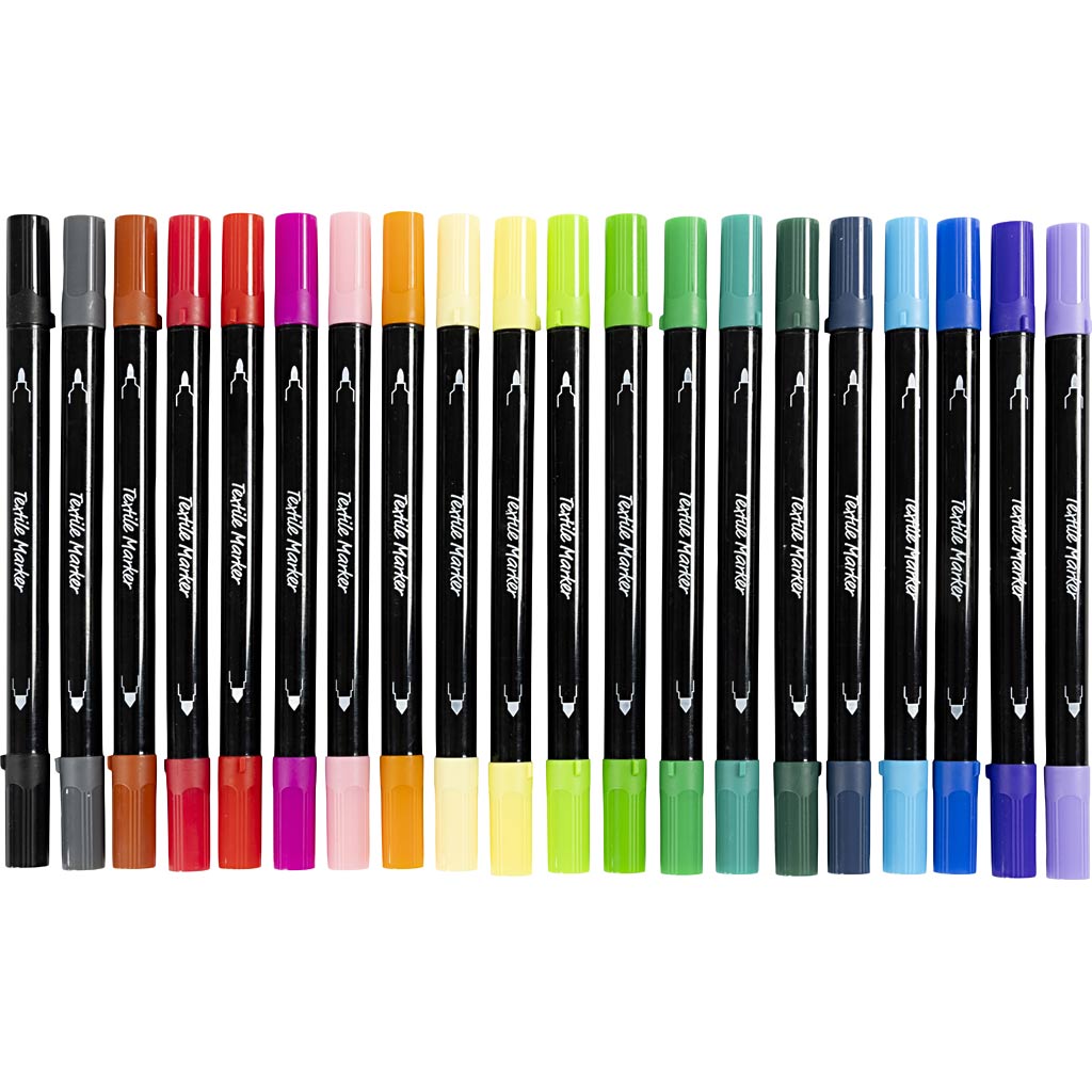 Rotuladores textiles — 20 ud (1 pack)