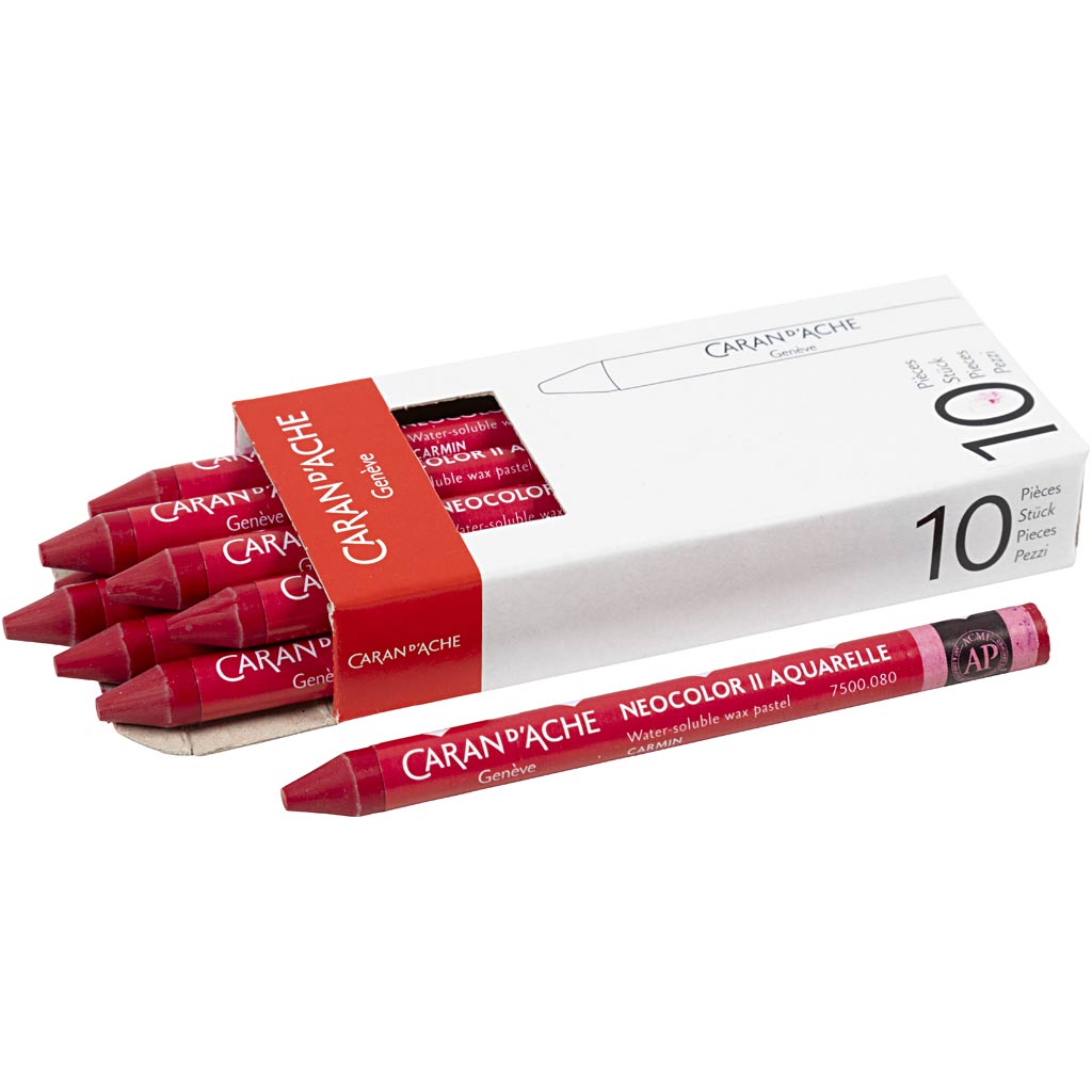 Ceras Caran d'Ache Neocolor II L: 10 cm — 10 ud (1 pack)