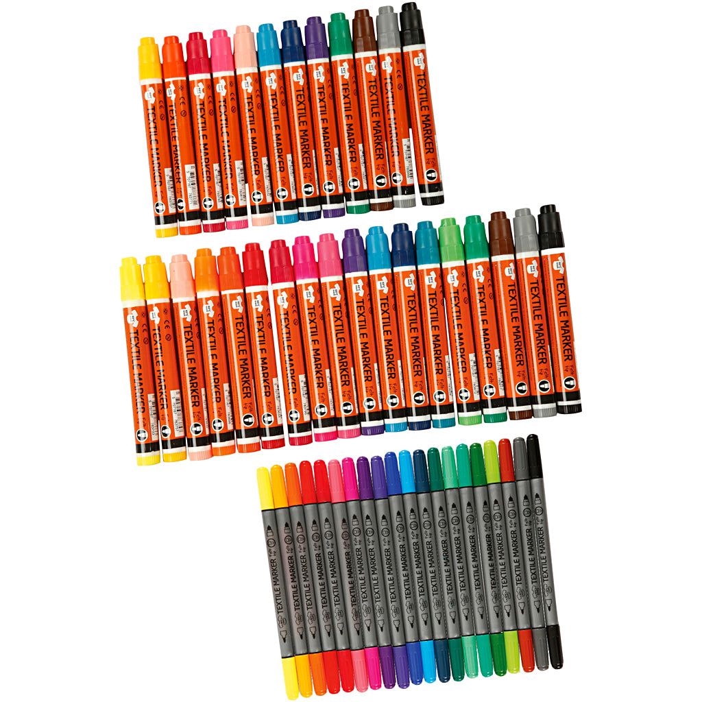 Rotuladores textiles — 50 ud (1 pack)