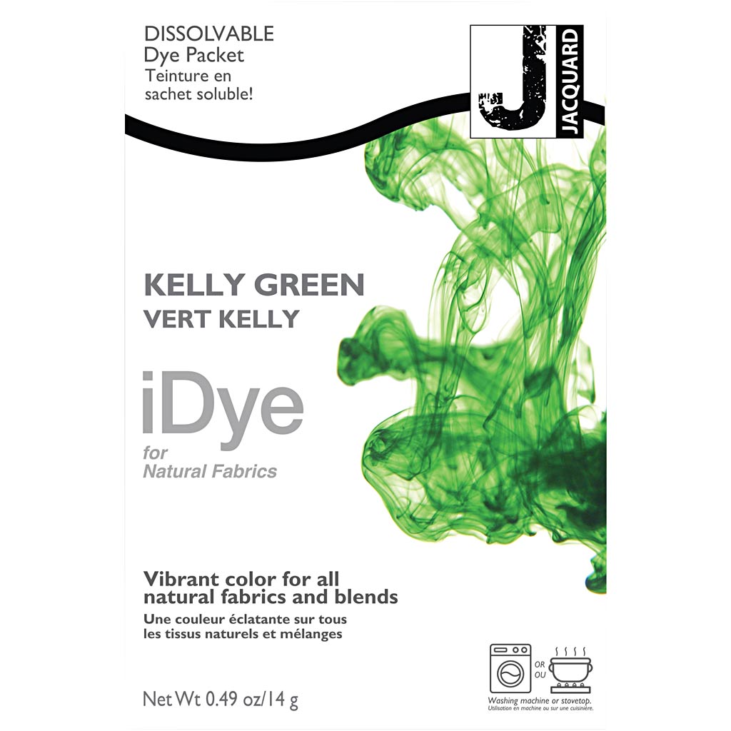 Tinte iDye para fibras naturales verde 14 g