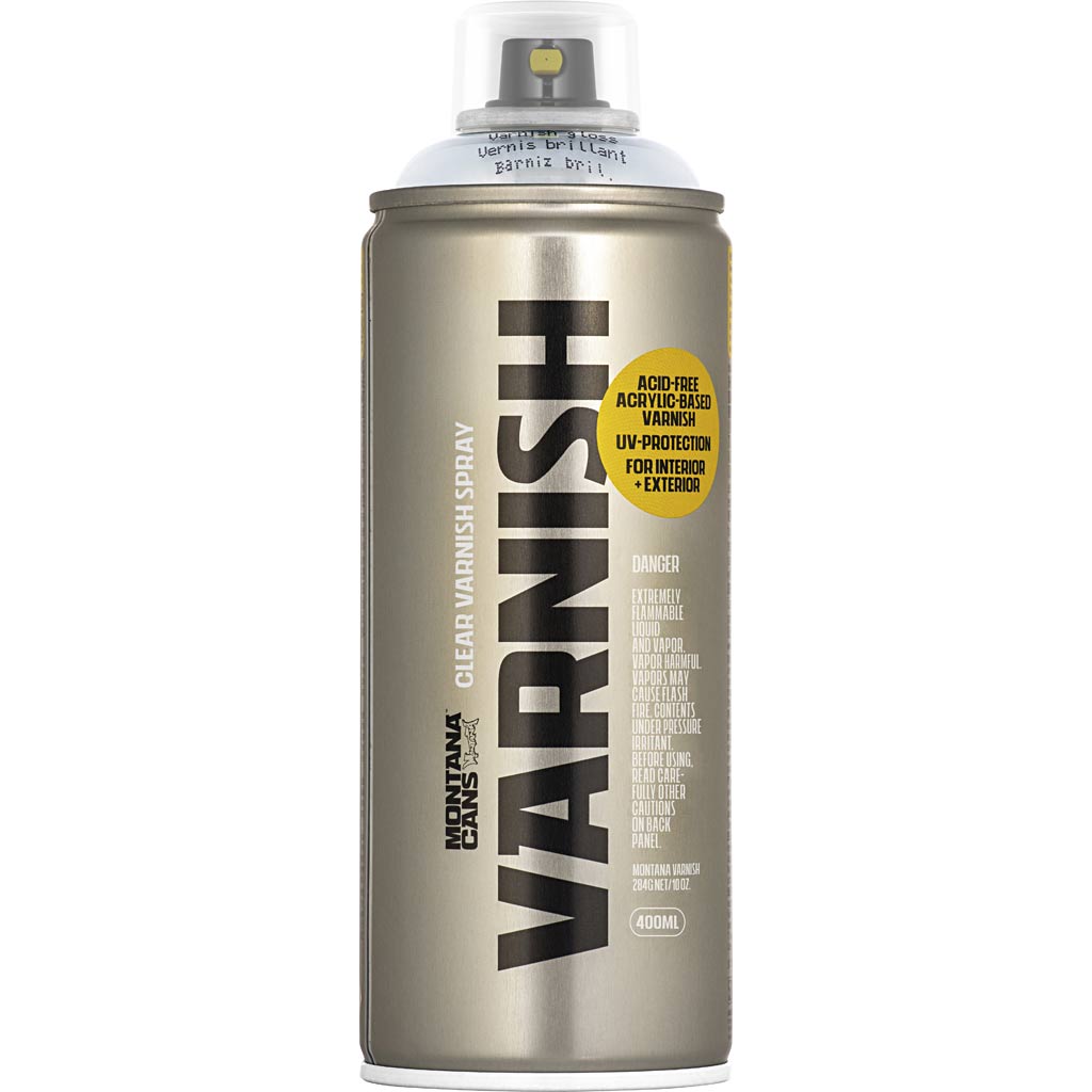 Barniz en spray brillante 400 ml
