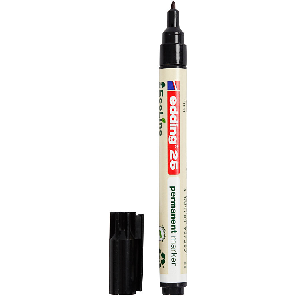 Rotulador Edding EcoLine 25 negro línea 1 mm n.º 25 — 1 ud