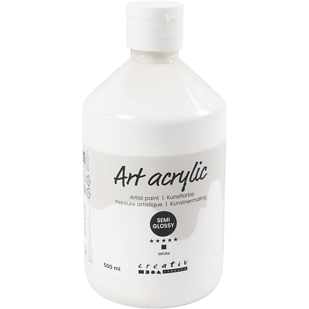 Pintura acrílica Art blanco 500 ml