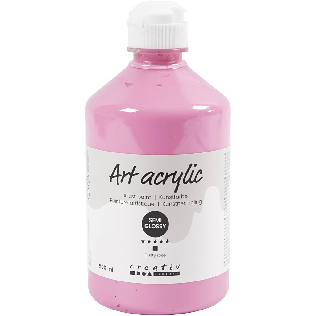 Pintura acrílica Art rosa palo 500 ml