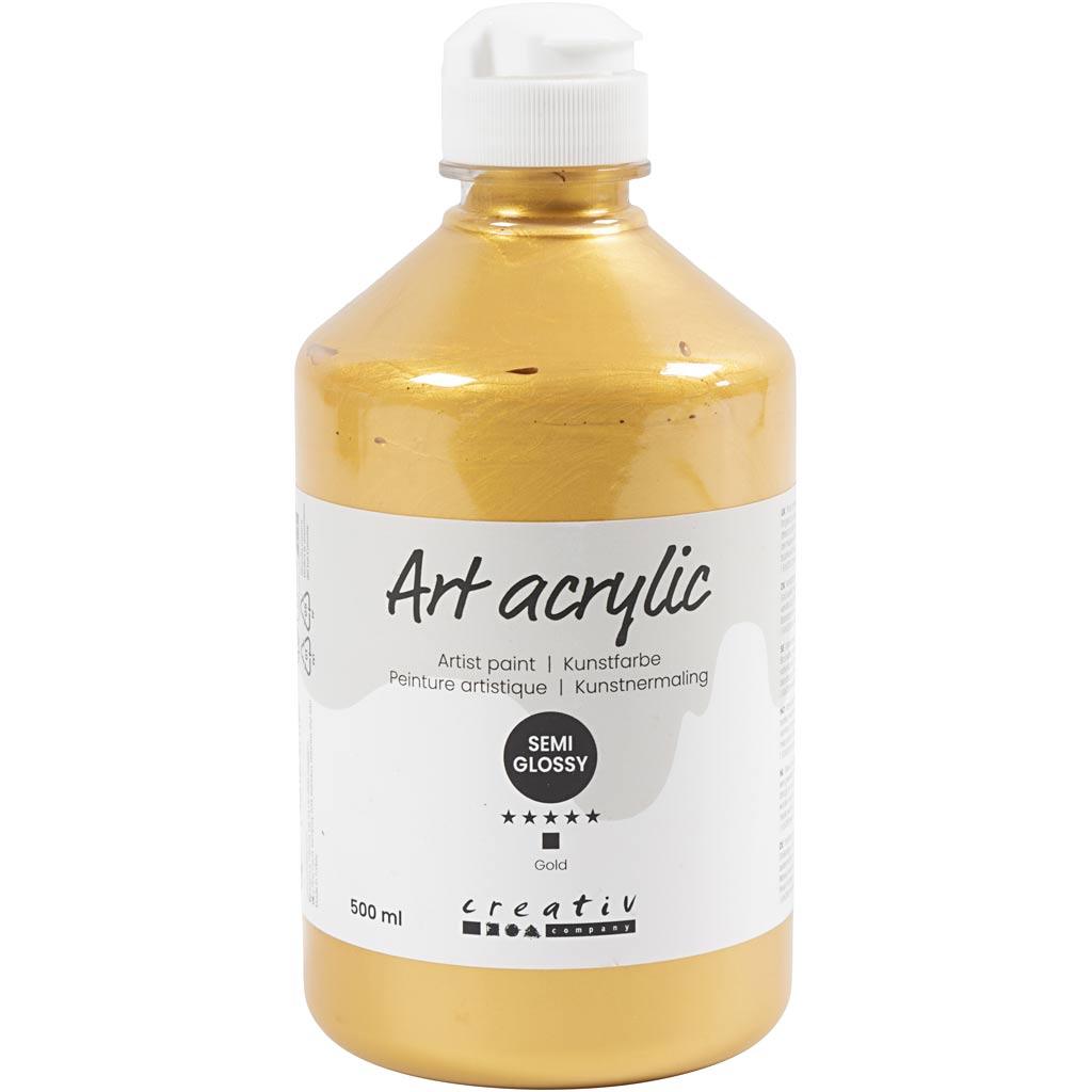Pintura acrílica Art dorado 500 ml