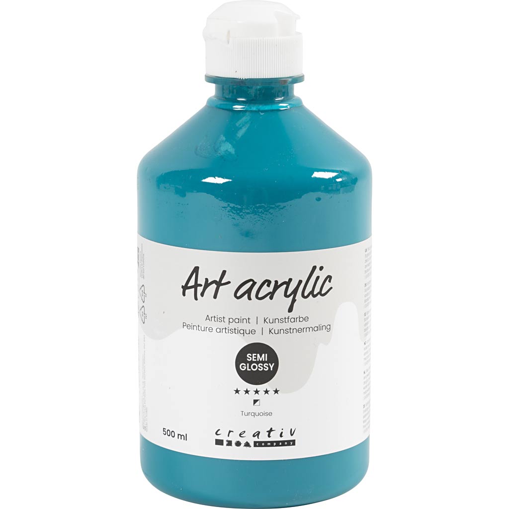 Pintura acrílica Art turquesa 500 ml