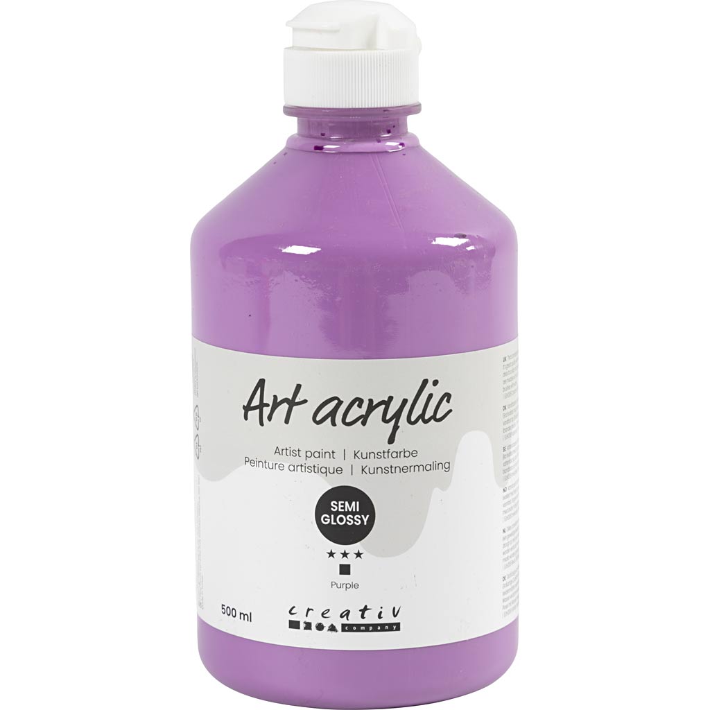 Pintura acrílica Art morado 500 ml