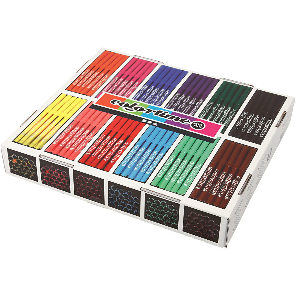 Rotuladores Colortime colores surtidos línea 2 mm — 288 ud (1 pack)