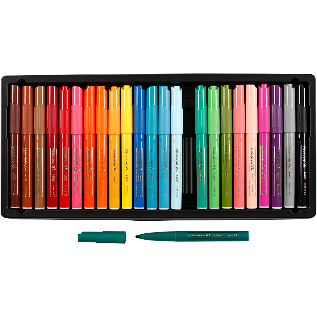 Rotulador BIC Visa Color colores surtidos línea 3 mm — 24 ud (1 pack)