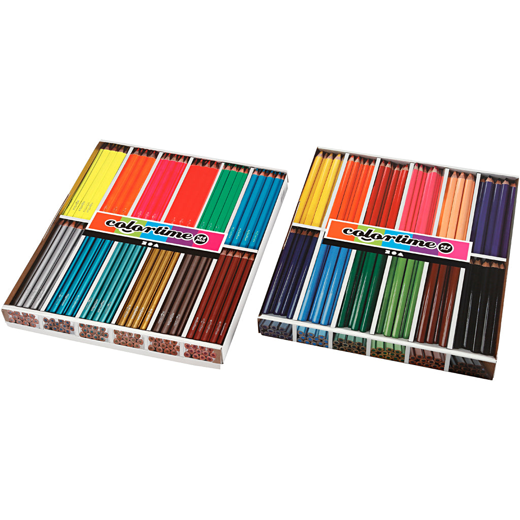 Lápices de colores Colortime colores surtidos — 288 ud (1 pack)