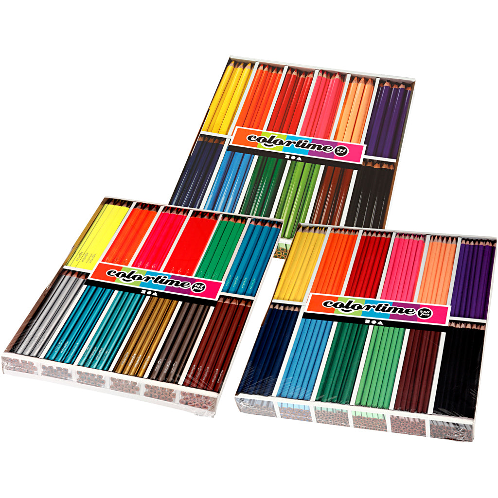 Lápices de colores Colortime colores surtidos — 576 ud (1 pack)
