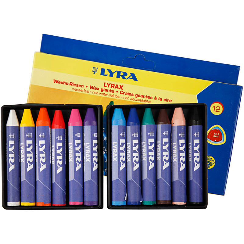 Ceras blandas L: 9 cm — 12 ud (1 pack)