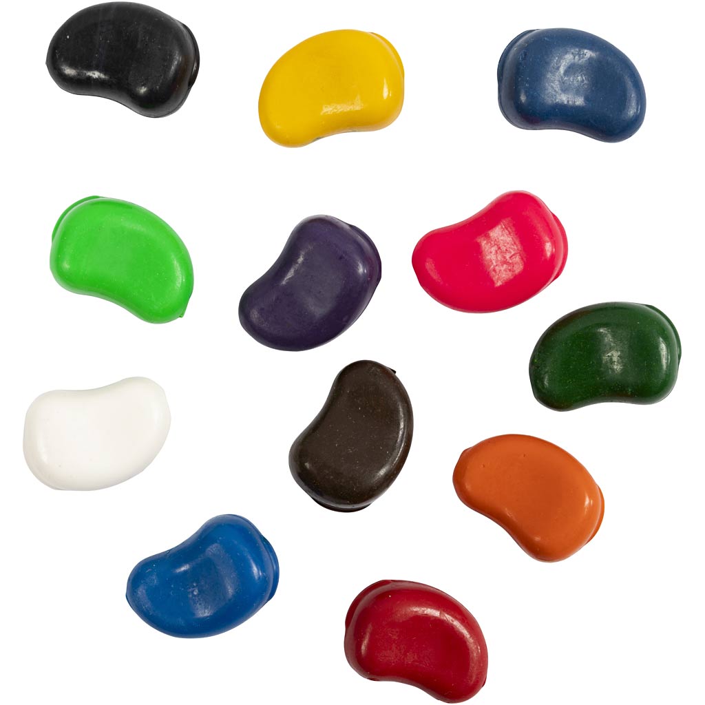 Ceras colores surtidos L: 25 mm — 4x12 ud (1 pack)