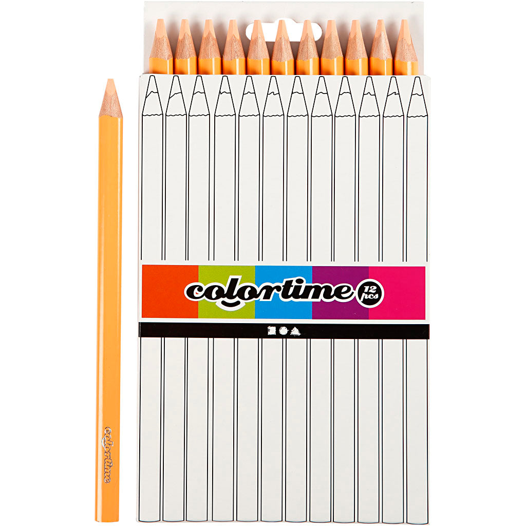 Lápices de colores Colortime beis L: 17.45 cm — 12 ud (1 pack)