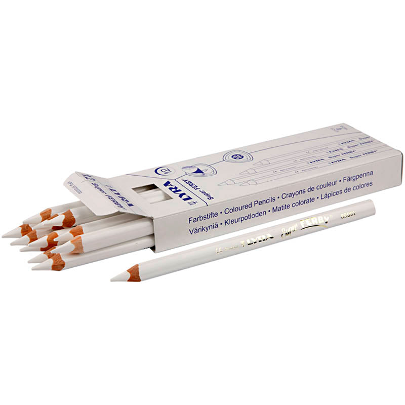 Lápices Lyra Super Ferby 1 blanco L: 18 cm — 12 ud (1 pack)