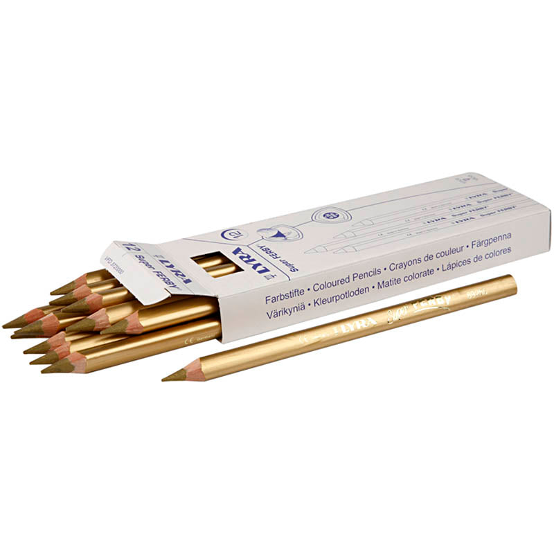 Lápices Lyra Super Ferby 1 dorado L: 18 cm — 12 ud (1 pack)