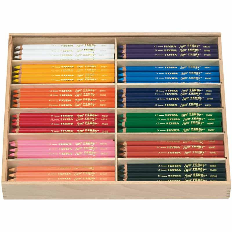 Lápices Lyra Super Ferby 1 colores surtidos L: 18 cm — 12x12 ud (1 pack)