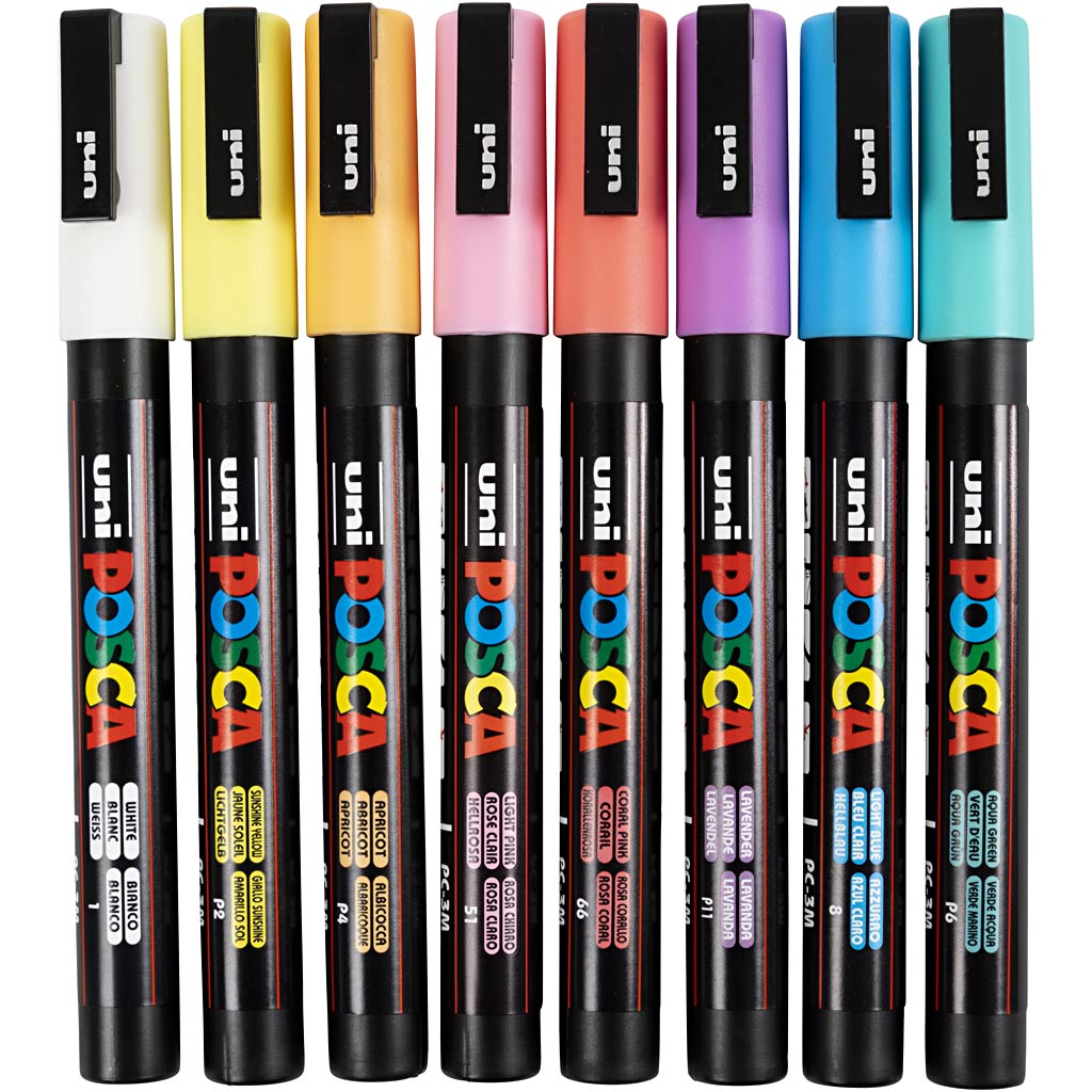 Rotulador Posca PC-3M colores surtidos punta fina
