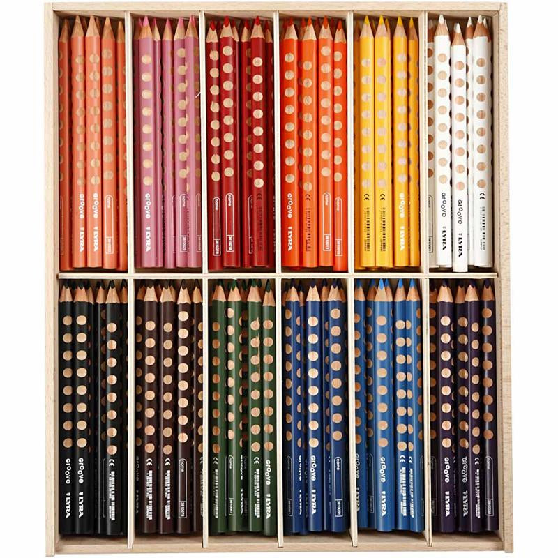 Lápices Lyra Groove colores surtidos L: 18 cm — 12x12 ud (1 pack)