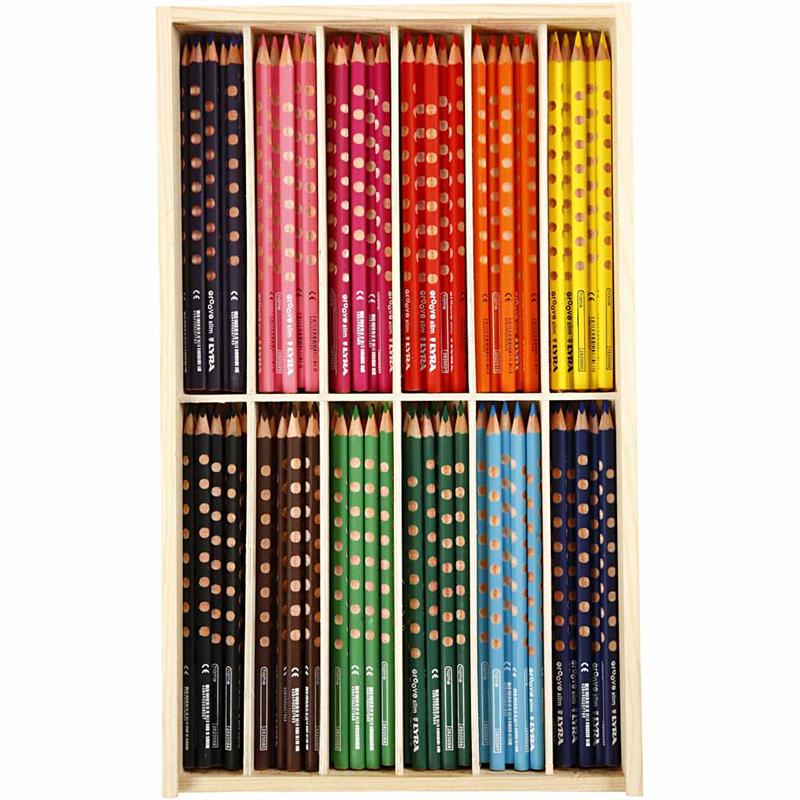 Lápices Lyra Groove Slim colores surtidos L: 18 cm — 12x12 ud (1 pack)