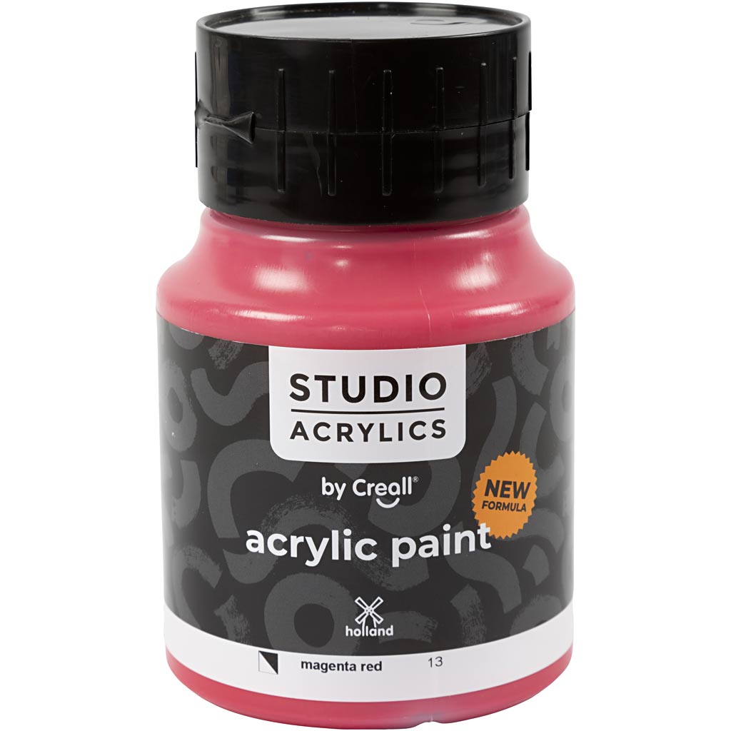 Pintura acrílica Creall Studio magenta 500 ml