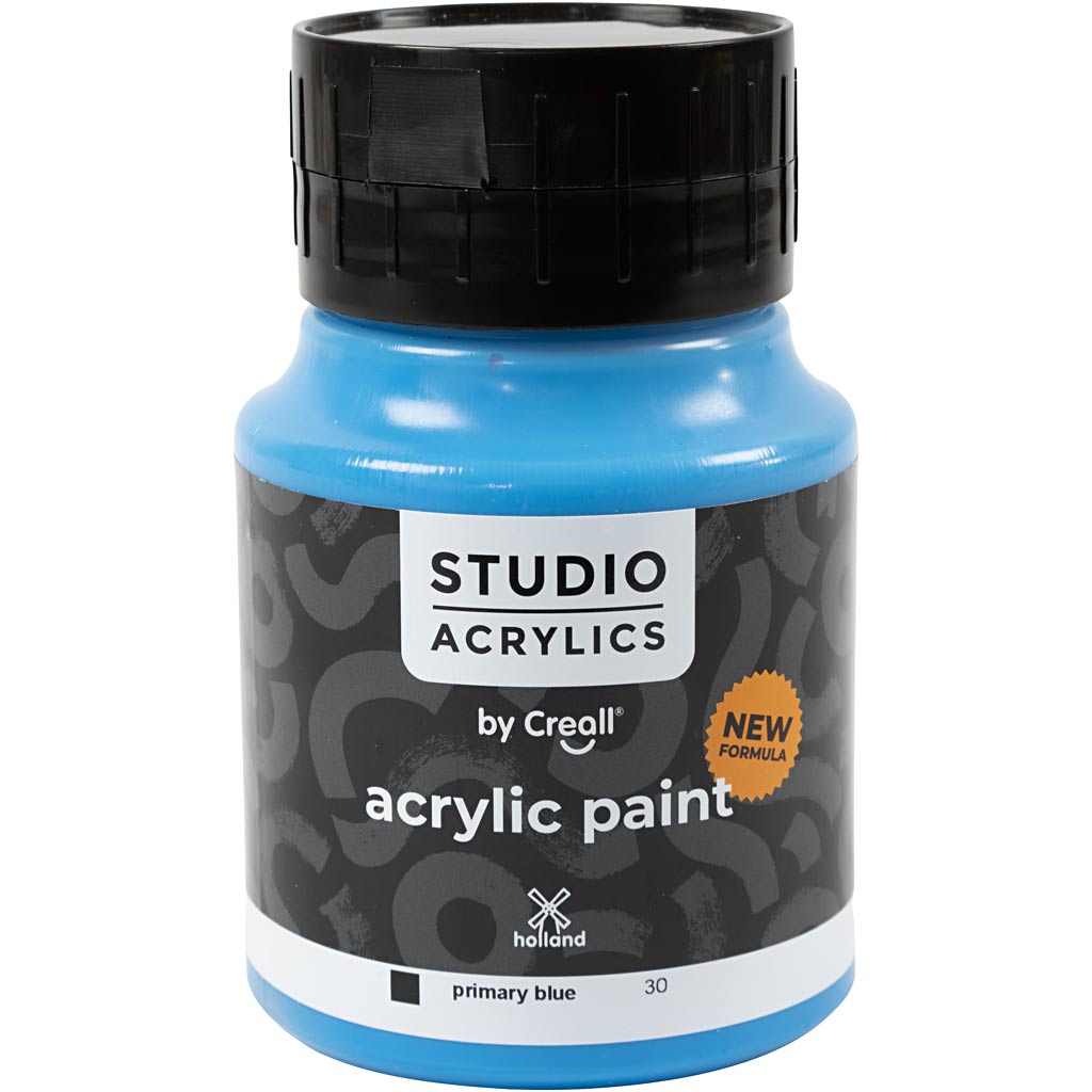 Pintura acrílica Creall Studio azul 500 ml