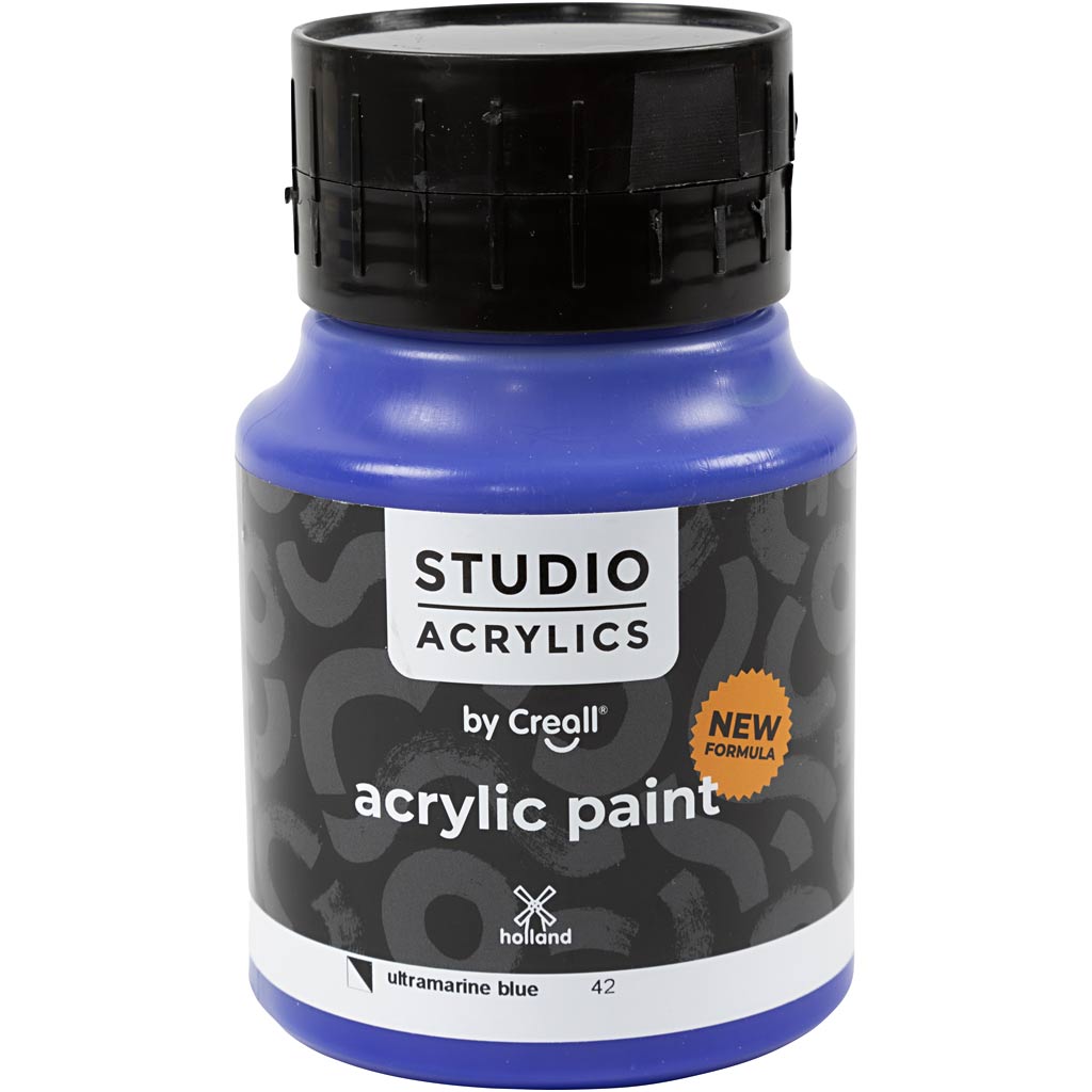 Pintura acrílica Creall Studio azul 500 ml