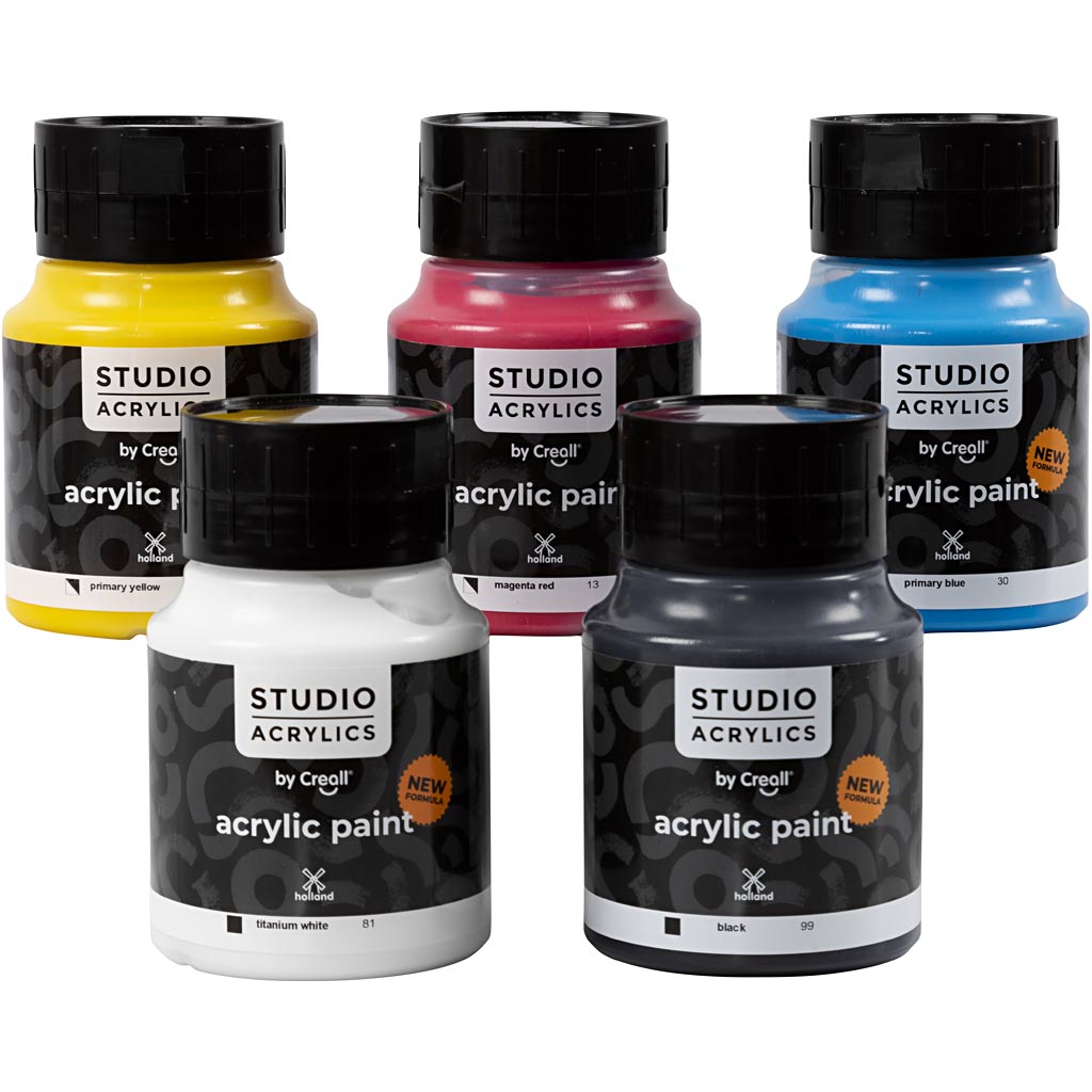 Pintura acrílica Creall Studio colores surtidos 500 ml