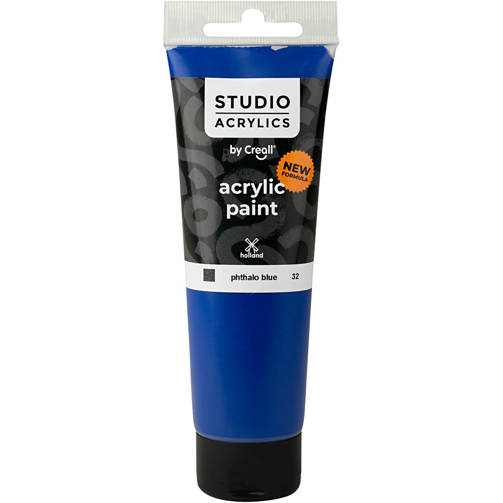 Pintura acrílica Creall Studio azul 120 ml