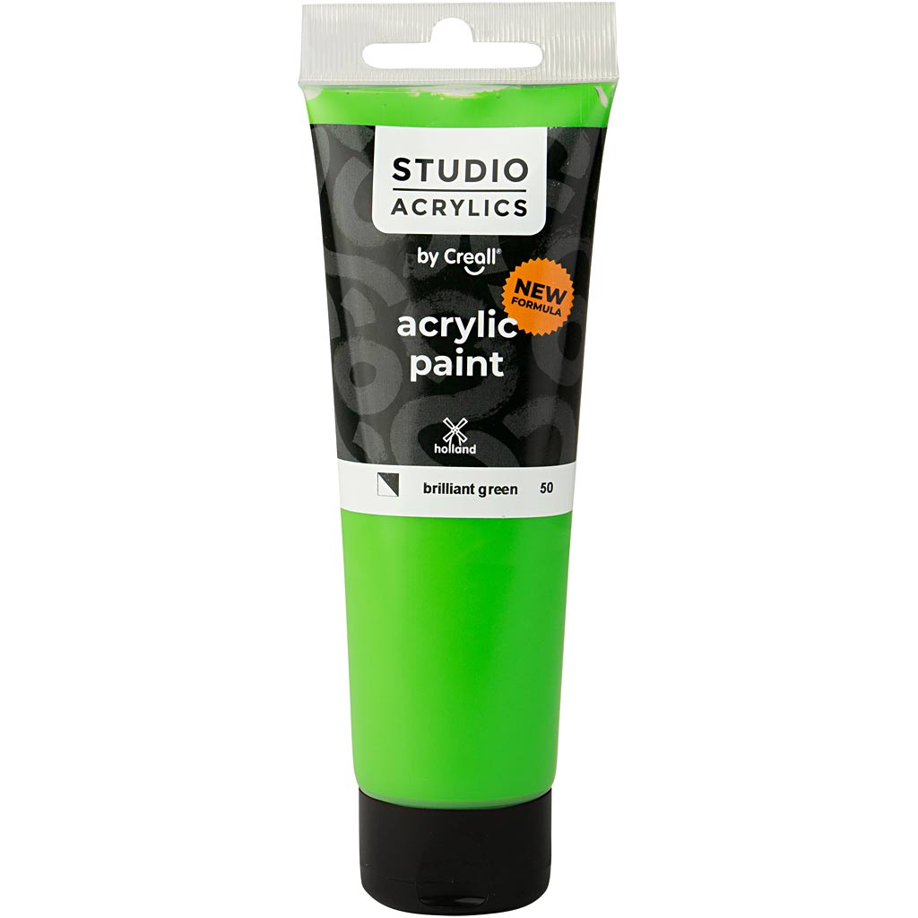 Pintura acrílica Creall Studio verde 120 ml