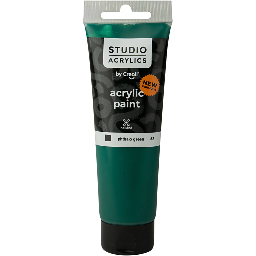 Pintura acrílica Creall Studio verde 120 ml